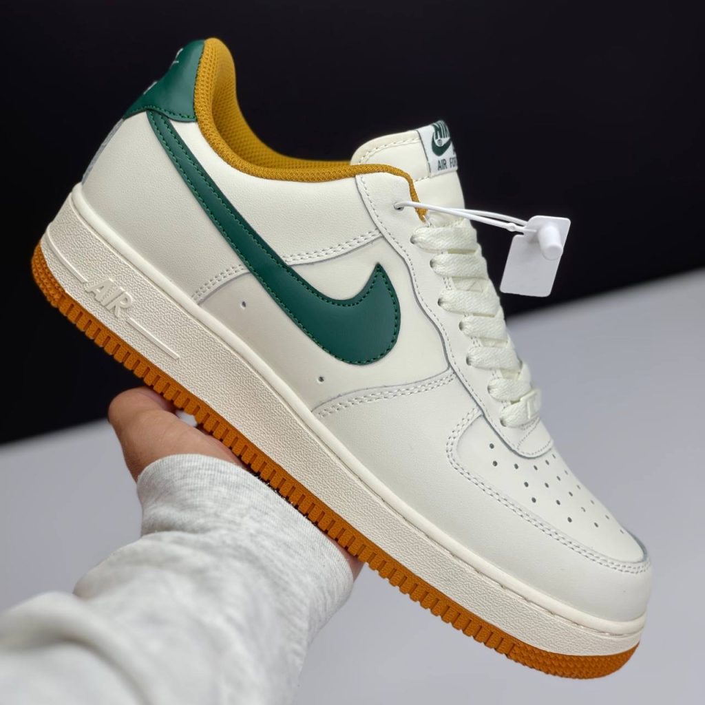 نایک ایر فورس وان کرم سبز | Nike Air Force 1 Cream Green