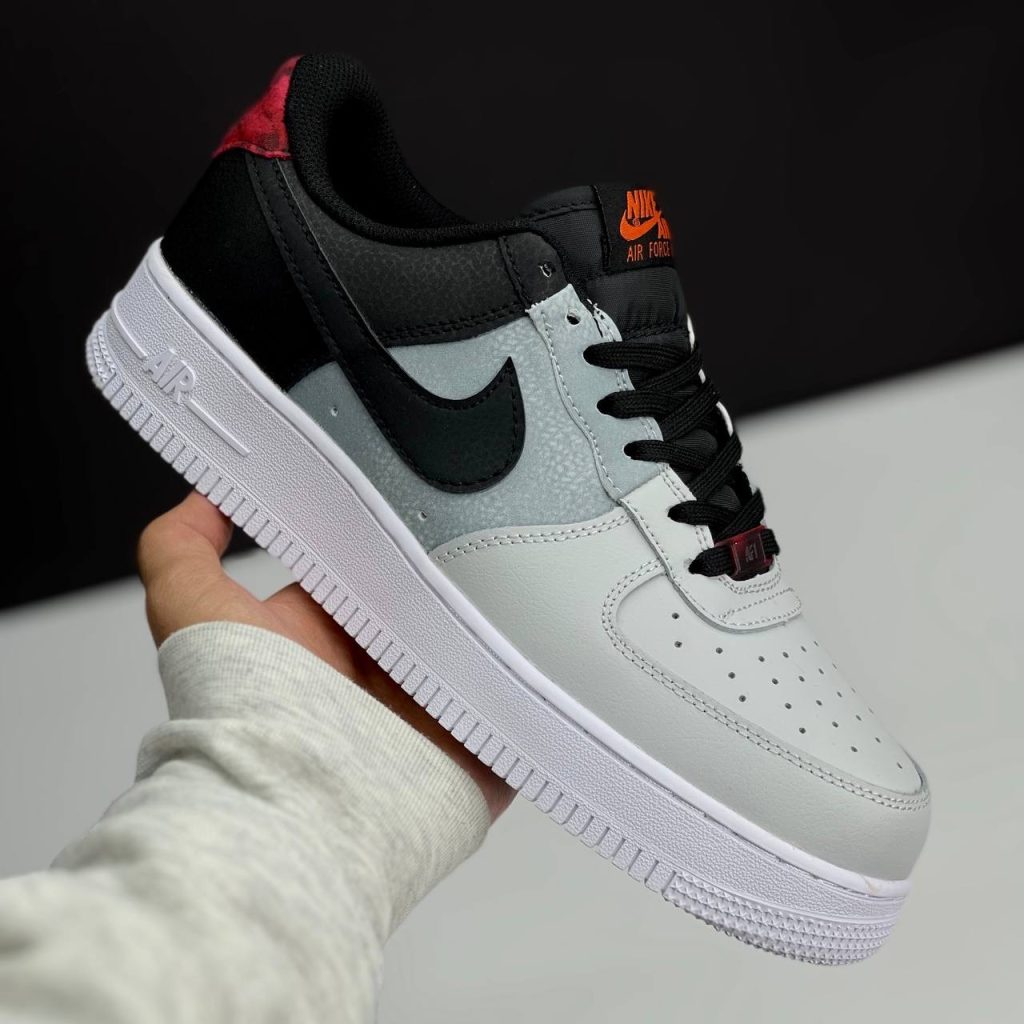 نایک ایر فورس وان مشکی طوسی | Nike Air Force 1 Black Grey