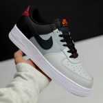 نایک ایر فورس وان مشکی طوسی | Nike Air Force 1 Black Grey