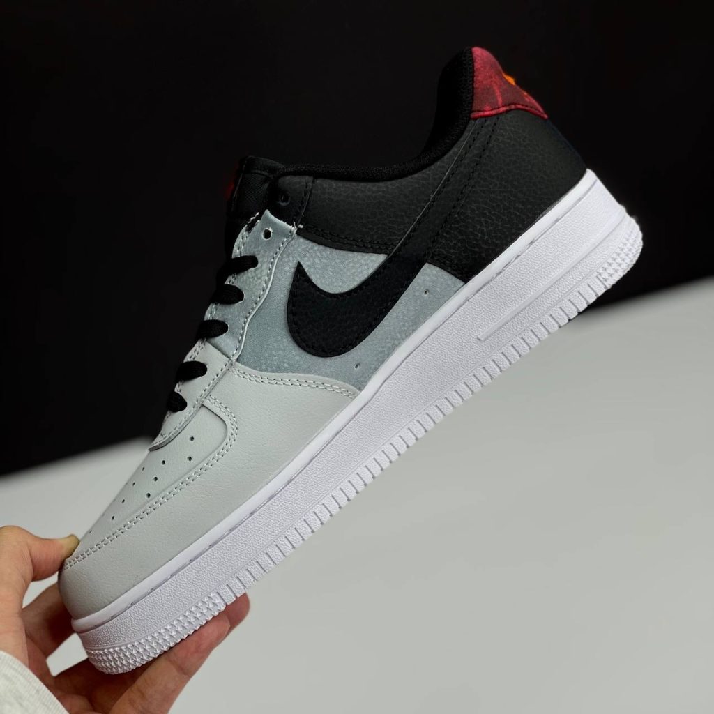 نایک ایر فورس وان مشکی طوسی | Nike Air Force 1 Black Grey