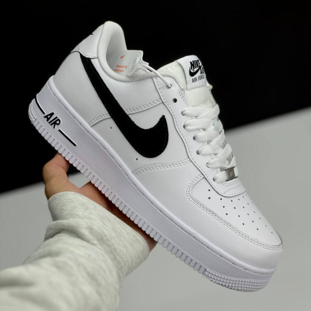 نایک ایر فورس وان سفید مشکی | Nike Air Force 1 White Black