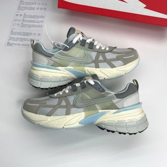 نایک وی تو کی ران طوسی آبی | Nike V2K Run Grey Blue
