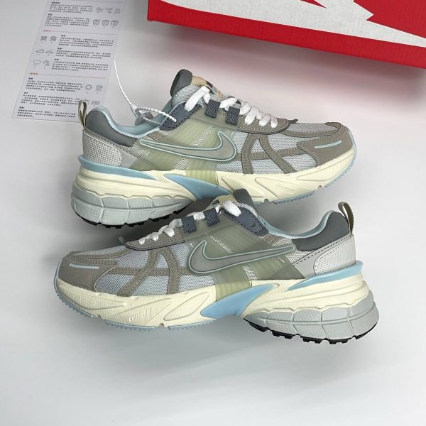 نایک وی تو کی ران طوسی آبی | Nike V2K Run Grey Blue