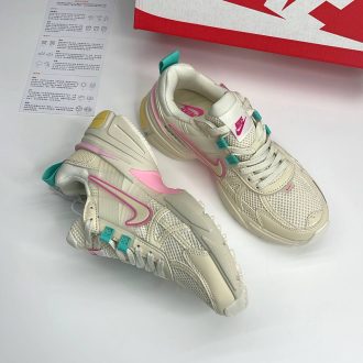 نایک وی تو کی ران کرم صورتی | Nike V2K Run Beige Pink