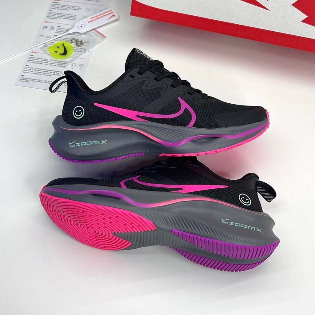 نایک زوم ایکس طرح لبخند مشکی صورتی Nike ZoomX Smile Black Pink