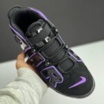 کفش نایک ایر مور آپتمپو مشکی بنفش Nike Air More Uptempo Black Purple
