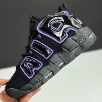 کفش نایک ایر مور آپتمپو مشکی بنفش Nike Air More Uptempo Black Purple