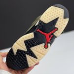 کفش نایک ایر جردن ۶ تراویس اسکات الیو Nike Air Jordan 6 Travis Scott Olive