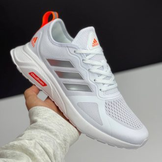 آدیداس کلودفوم سفید نارنجی | Adidas Cloudfoam White Orange