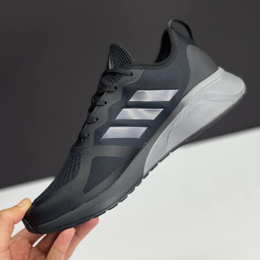 آدیداس کلودفوم مشکی طوسی | Adidas Cloudfoam Black Grey