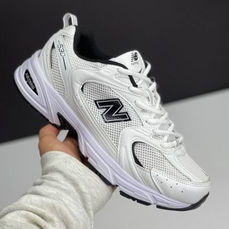نیو بالانس 530 سفید مشکی | New Balance 530 White Black