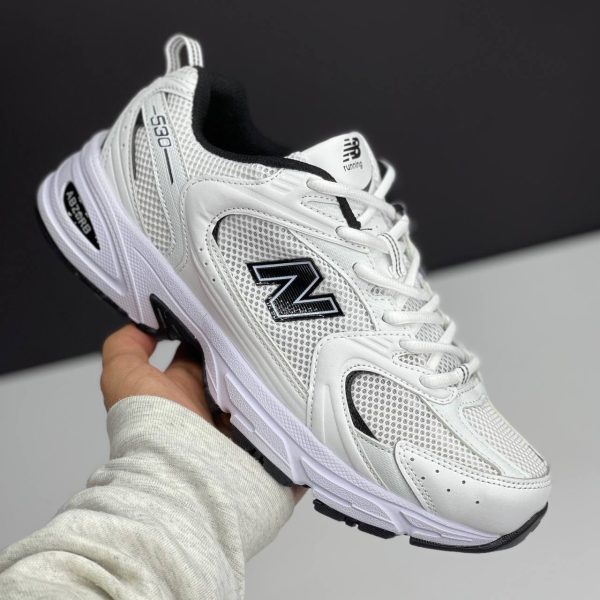 نیو بالانس 530 سفید مشکی | New Balance 530 White Black