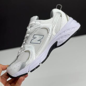 نیو بالانس 530 سفید نقره‌ای New Balance 530 White Silver