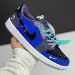 کفش نایک ایر جردن ۱ وودو آبی Nike Air Jordan 1 Voodoo Blue