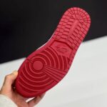 کفش نایک ایر جردن وان ساقدار ورنی مشکی قرمز Nike Air Jordan 1 High Patent Bred