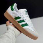 کفش آدیداس سامبا XL LG سفید سبز Adidas Samba XL LG White Green