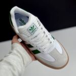 کفش آدیداس سامبا XL LG سفید سبز Adidas Samba XL LG White Green
