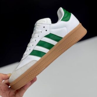 کفش آدیداس سامبا XL LG سفید سبز Adidas Samba XL LG White Green