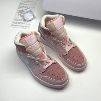 کفش نایک ایر جردن وان ساقدار دیجیتال پینک Nike Air Jordan 1 High Digital Pink