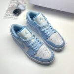 کفش نایک ایر جردن وان لو آیس بلو Nike Air Jordan 1 Low Ice Blue