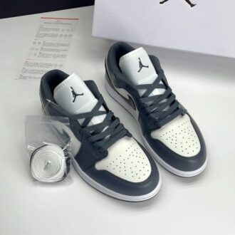 کفش نایک ایر جردن وان لو دارک گری Nike Air Jordan 1 Low Dark Grey