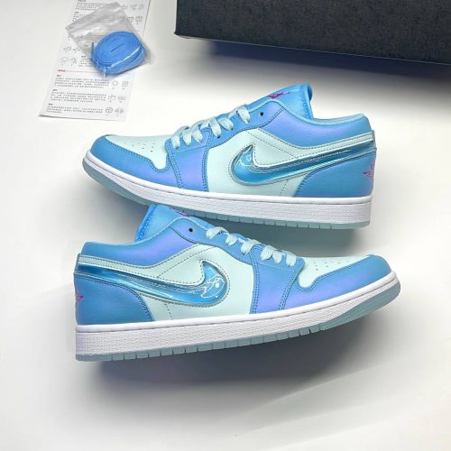 photo_2_2025-05-28_04-58-02-500x500 کفش نایک ایر جردن وان لو آکواریوم آبی Nike Air Jordan 1 Low Aquarium Blue