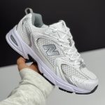 نیو بالانس 530 سفید نقره‌ای New Balance 530 White Silver