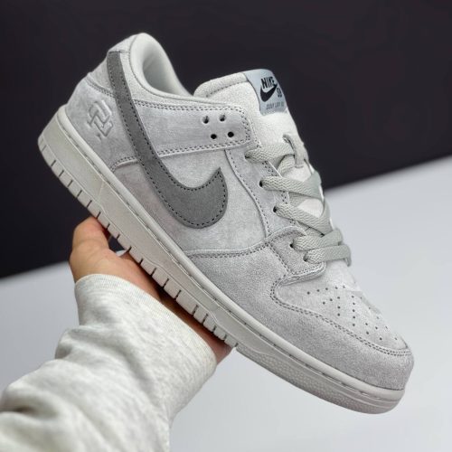 IMG_4847-500x500 کفش نایک اسبی (SB) دانک لو ریگنینگ چمپ طوسی روشن Nike SB Dunk Low Reigning Champ Light Grey