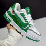 کفش لویی ویتون نایک سفید سبز Louis Vuitton x Nike White Green