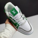 کفش لویی ویتون نایک سفید سبز Louis Vuitton x Nike White Green