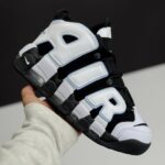 کفش نایک ایر مور آپتمپو مشکی سفید Nike Air More Uptempo Black White