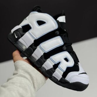 کفش نایک ایر مور آپتمپو مشکی سفید Nike Air More Uptempo Black White