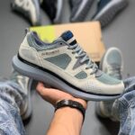 کفش اسکیچرز کوانتوم فلکس کرم طوسی Skechers Quantum Flex Cream Grey