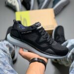 کفش اسکیچرز کوانتوم فلکس مشکی طوسی | Skechers Quantum Flex Black Grey