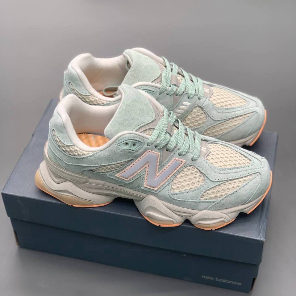 کفش نیوبالانس 9060 سبز نارنجی New Balance 9060 Green Orange کفش نیوبالانس 9060 سبز نارنجی New Balance 9060 Green Orange