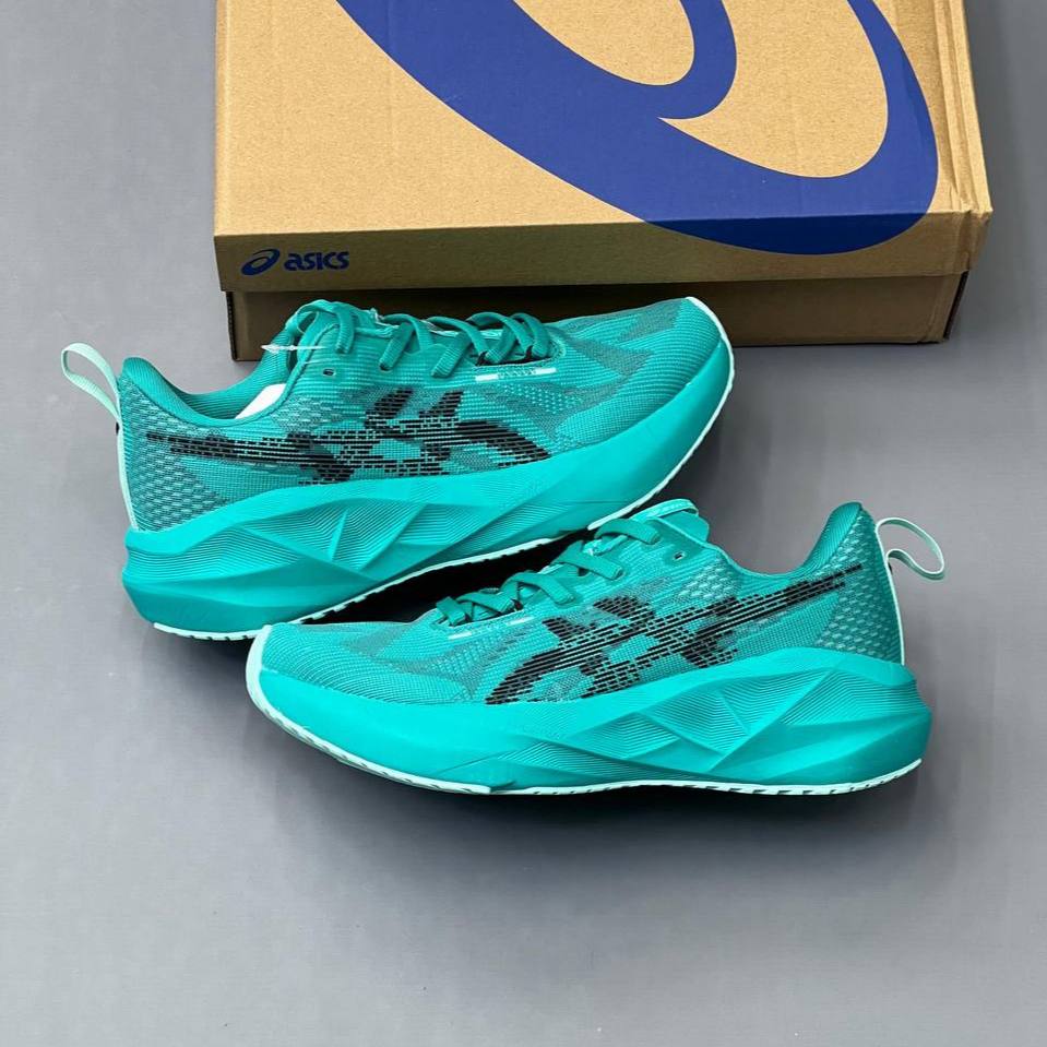 کفش اسیکس نووا بلاست ۵ فیروزهای | Asics Novablast 5 Turquoise کفش اسیکس نووا بلاست ۵ فیروزهای | Asics Novablast 5 Turquoise