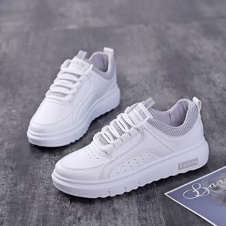 کتونی ونس سفید طوسی Vans Sneakers White Grey
