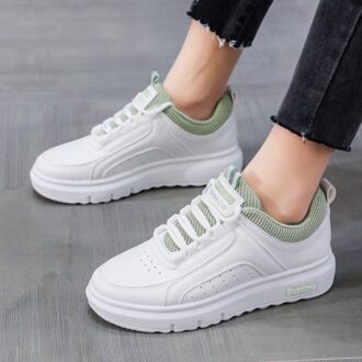 کتونی ونس سفید سبز | Vans Sneakers White Green