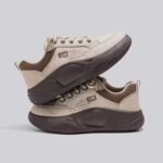کتونی لژدار فانتزی طبی کرم قهوه‌ای | Cream Brown Fantasy Platform Sneakers