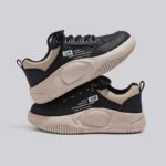 کتونی لژدار فانتزی طبی مشکی کرم | Black Cream Fantasy Platform Sneakers