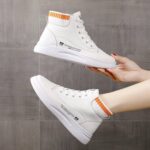 نیم بوت ساق‌کشی سفید | White Stretch Ankle Boots