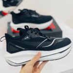 کتونی رانینگ لژدار سفید مشکی | White Black Running Platform Sneakers