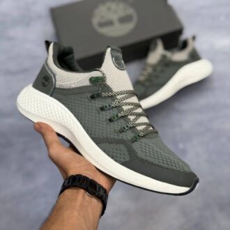 کفش تیمبرلند سبز مردانه Timberland Green Knit Sneaker