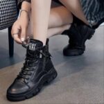 نیم بوت زیپ‌دار مشکی | Black Zip Ankle Boots