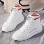 نیم بوت ساق‌کشی سفید | White Stretch Ankle Boots
