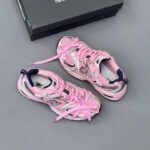 کفش نیو بالانس ۵۳۰ کاستوم صورتی نقره‌ای باربی اسپایس New Balance 530 Custom Pink Silver Barbie Spice