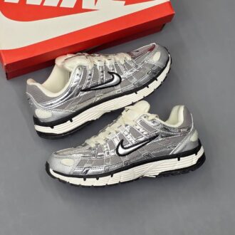 کفش نایک پی ۶۰۰۰ نقره‌ای مشکی Nike P6000 Silver Black