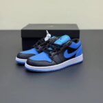 کفش نایک ایر جردن وان یونیورسیتی آبی مشکی Nike Air Jordan 1 University Blue Black