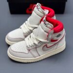 کفش نایک ایر جردن وان ساقدار رترو فانتوم جیم رد Nike Air Jordan 1 High Retro Phantom Gym Red