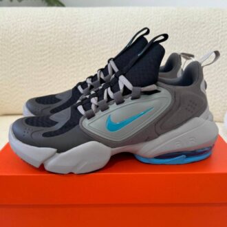 کفش نایک رانینگ ایر مکس ساواج طوسی آبی Nike Air Max Savage Grey Blue